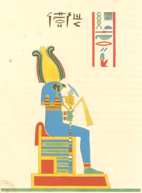 Panthéon égyptien, par Jean-François Champollion, dessins de Léon-Jean-Joseph Dubois, V.531 Rés.