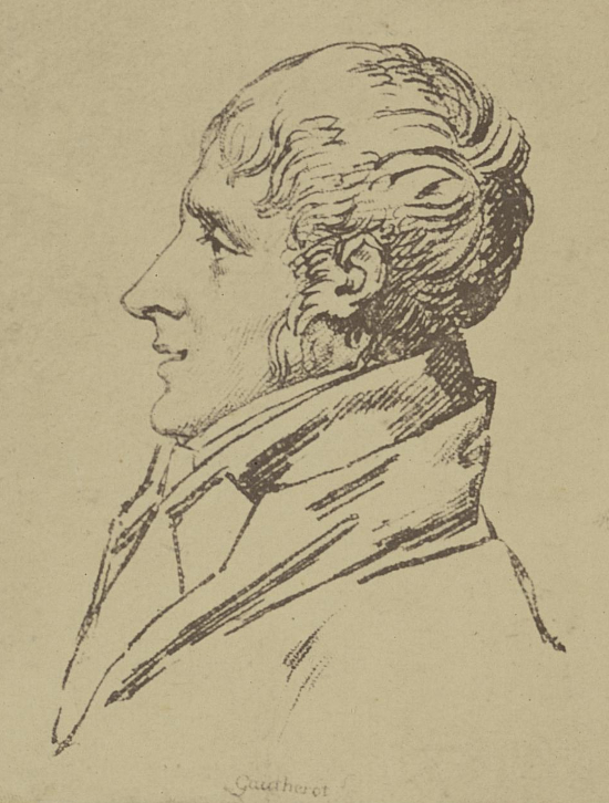 Joseph Fourier, dessin de Gauthier