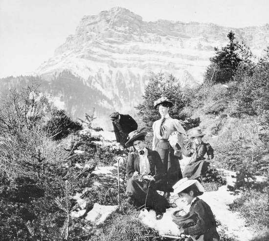 Plateau Saint-Ange et Pic Saint-Michel. Photographie de Pierre Lory. Pv positif de projection 1914 B.16