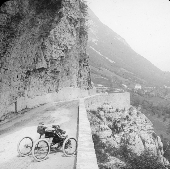 Vallée du Furon. Pont Charvet. Photographie d’Emile Duchemin. Pv positif de projection 1914 B.436
