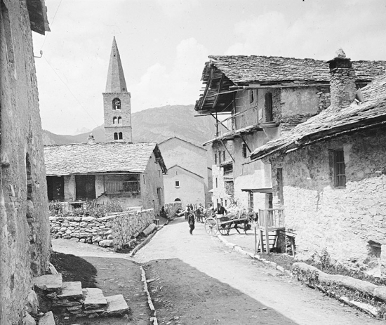 Val d’Isère. Photographie de René Rivière. Pv positif de projection 1914 L.142