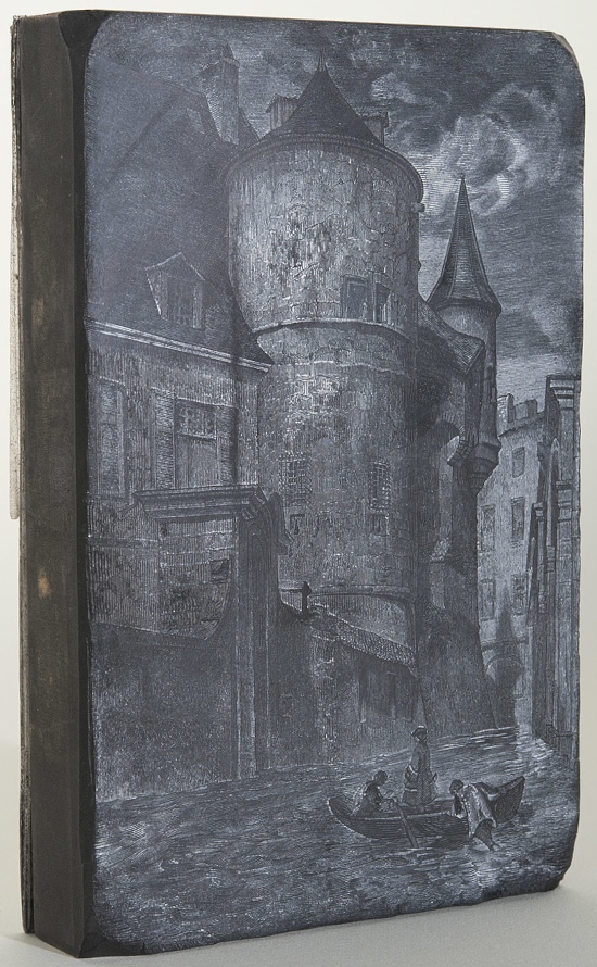 Bois gravé de la tour de l’hôtel Lesdiguières, par Etienne Dardelet, Réserve