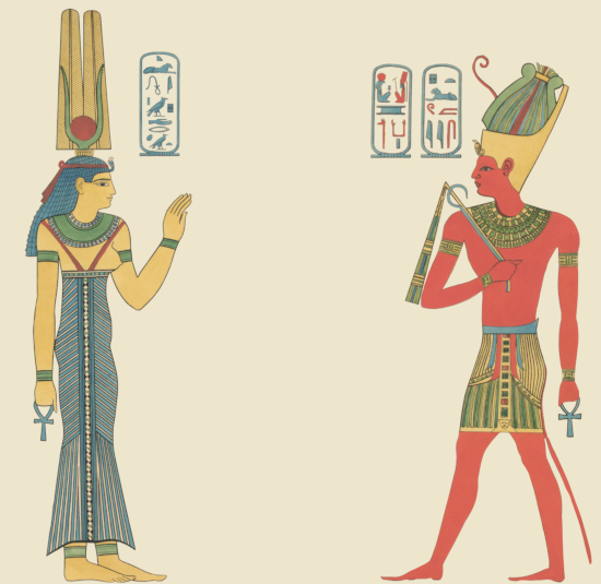 Cléopâtre et Ptolémée, Monuments de l'Egypte et la Nubie, H.21
