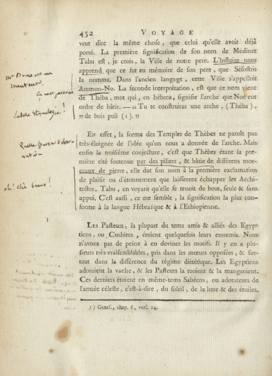 Voyages aux sources du Nil en Nubie et en Abyssinie pendant les années 1768- 1769-1770-1771 et 1772, par James Bruce, D.130 Rés.